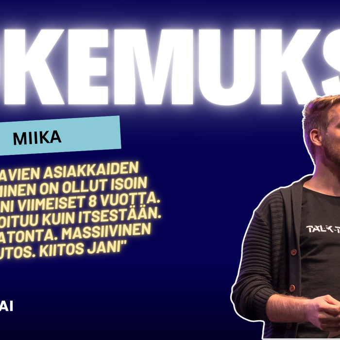 Miten Miika muutti vuosien sattumamarkkinoinnin selkeäksi asiakasvirraksi – ja löysi yrittäjän rauhan
