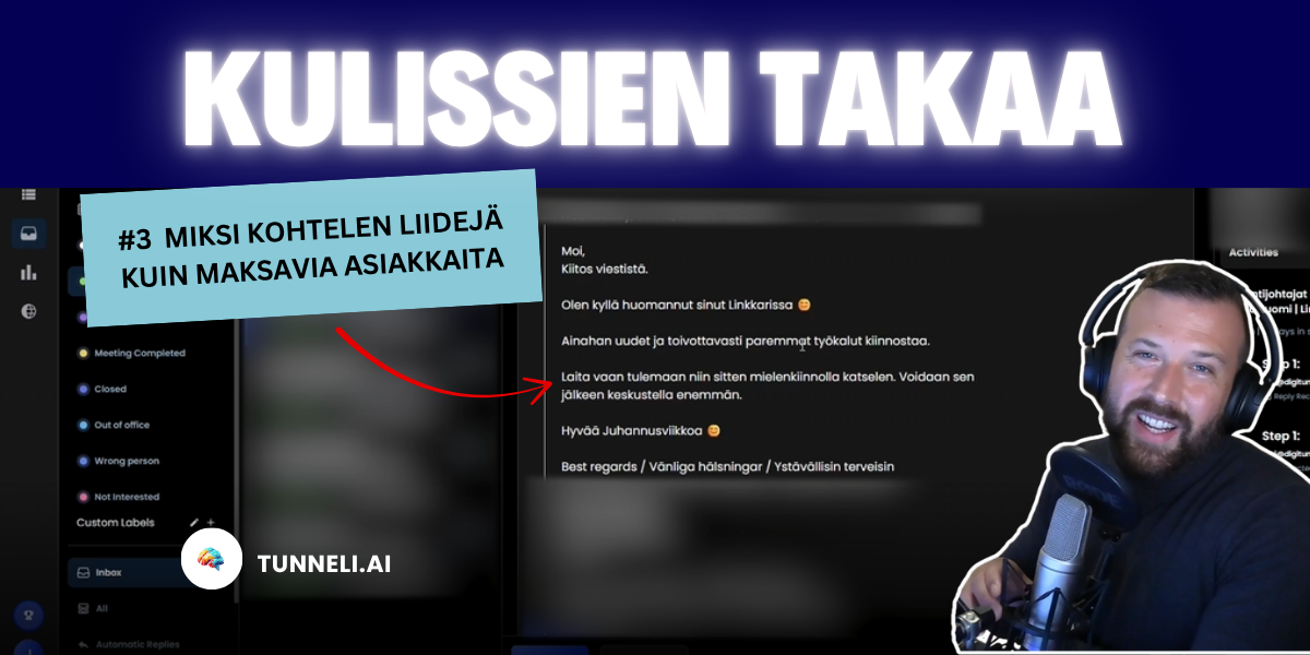 Miksi kohtelen liidejä kuin maksavia asiakkaita