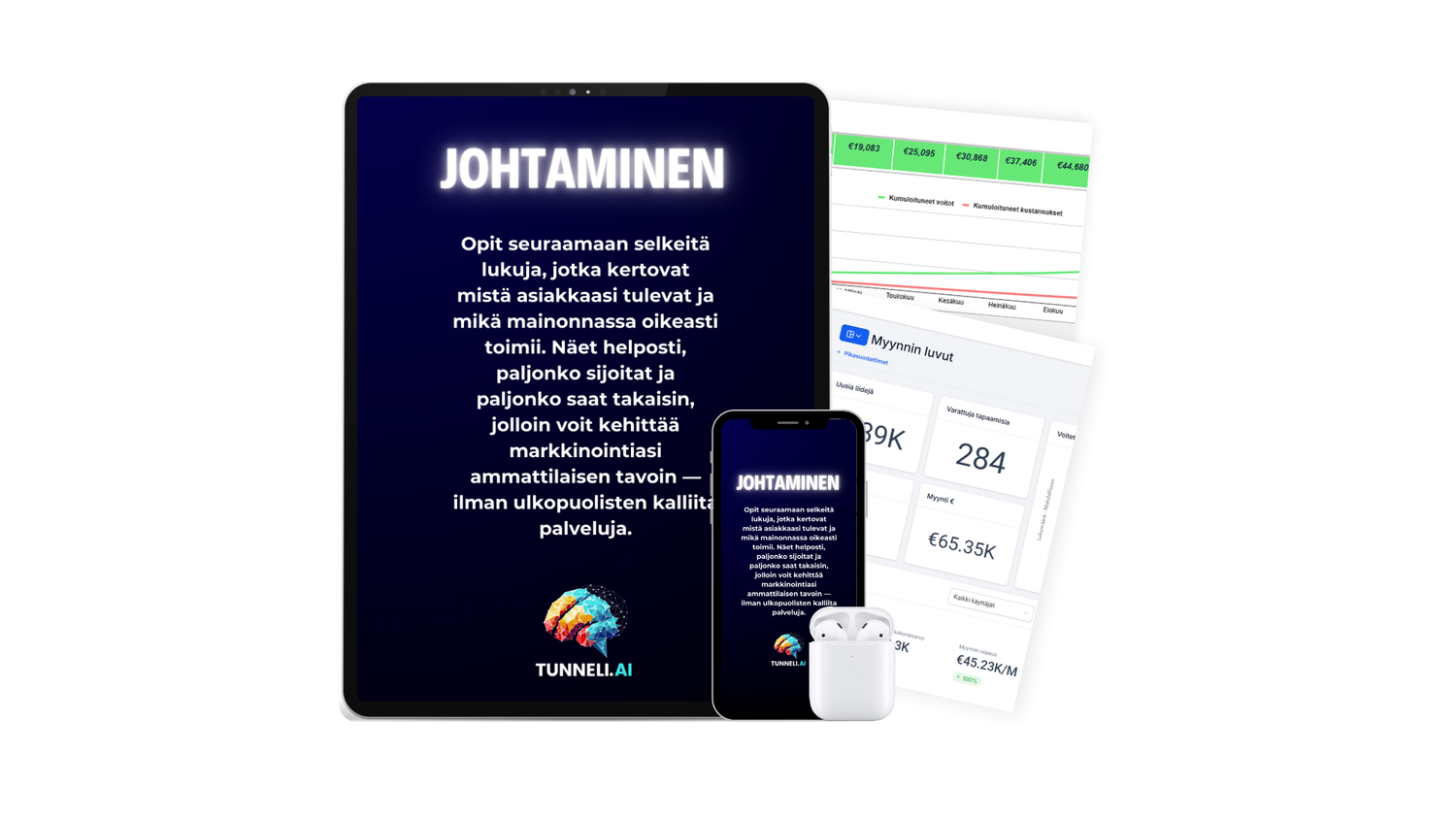 4️⃣ Johtaminen – näet mikä toimii ja parannat tuloksia jatkuvasti